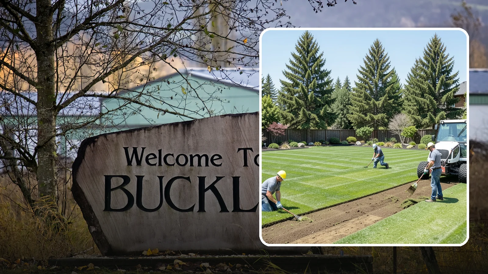 Sod Removal in Buckley, Pierce County, WA - We cleanly strip out existing sod and haul it away to prepare your yard for its next landscape use.