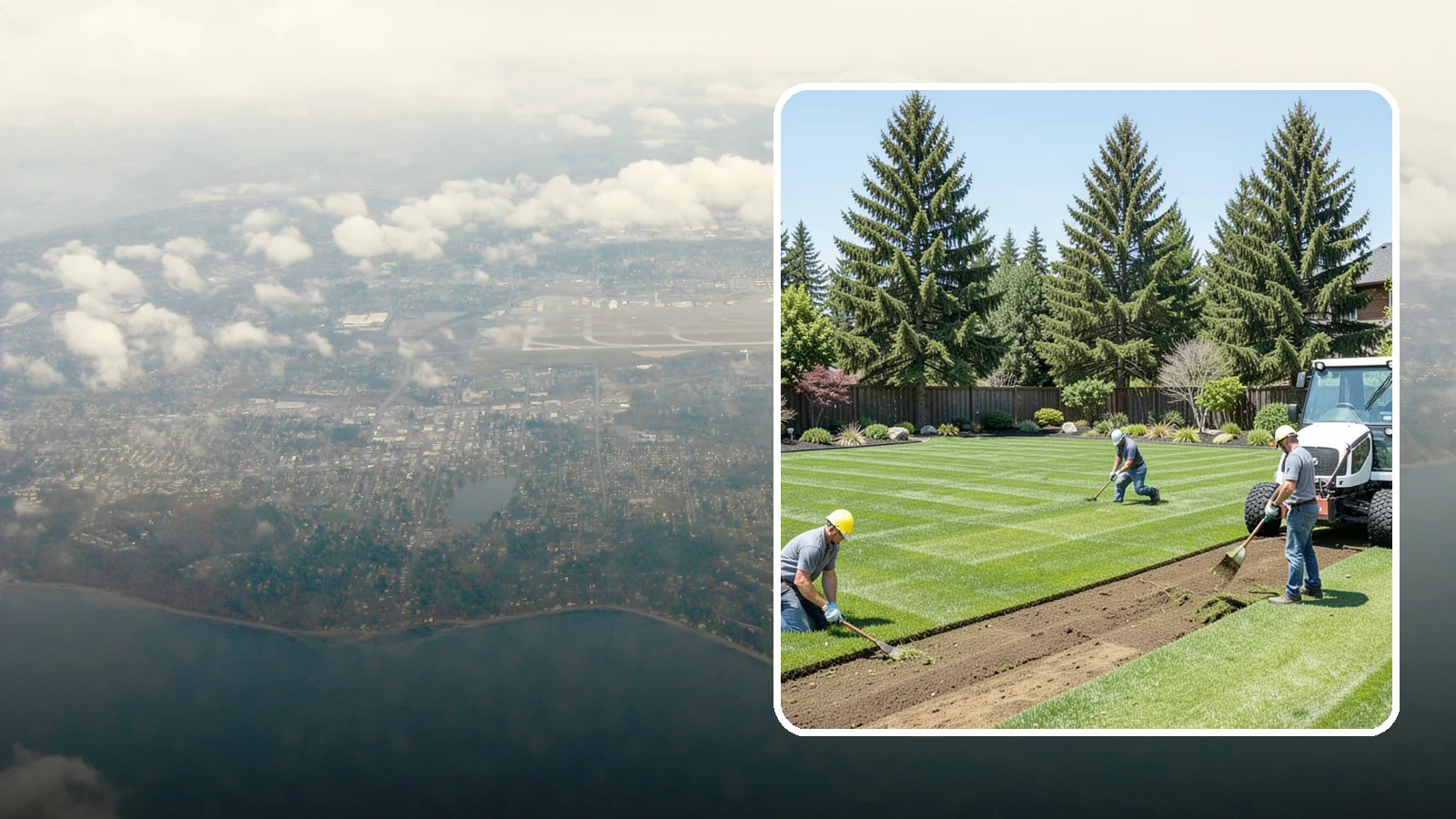 Sod Removal in Burien, King County, WA - We cleanly strip out existing sod and haul it away to prepare your yard for its next landscape use.