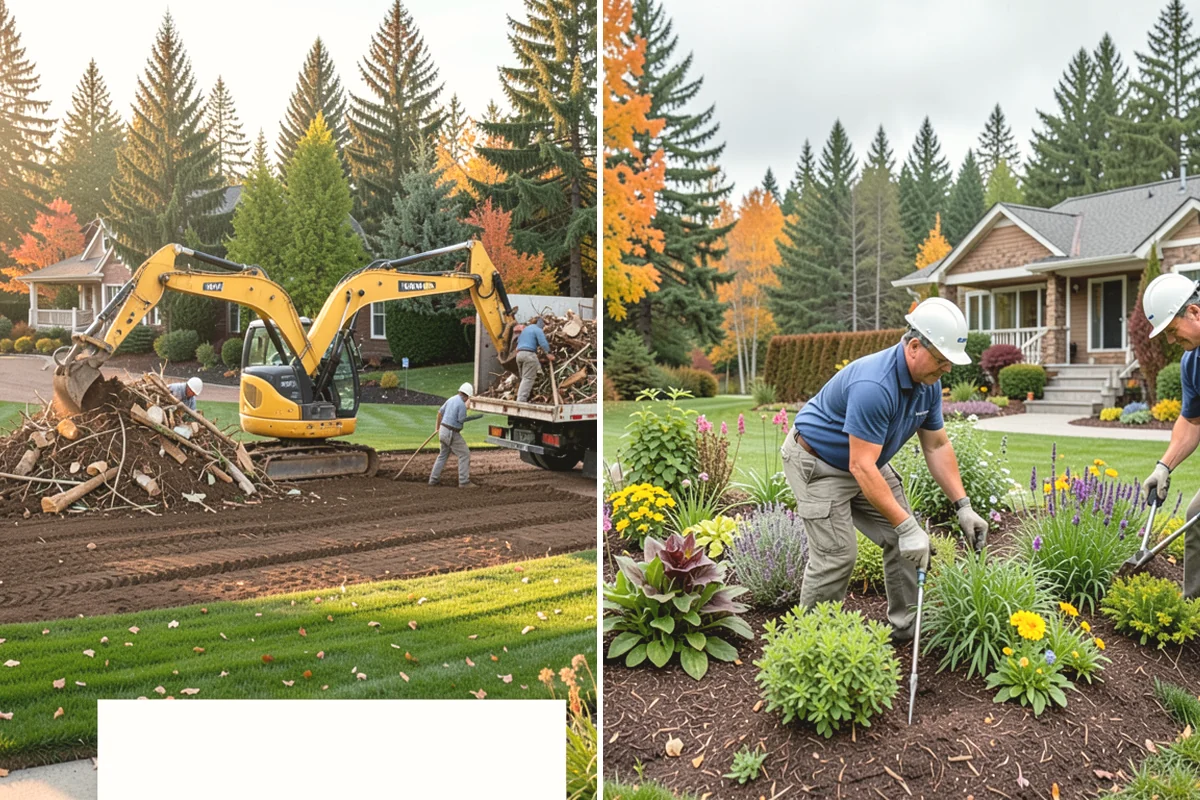 Sod Removal in Carbonado, Pierce County, WA - Mark utilities and outline the removal area