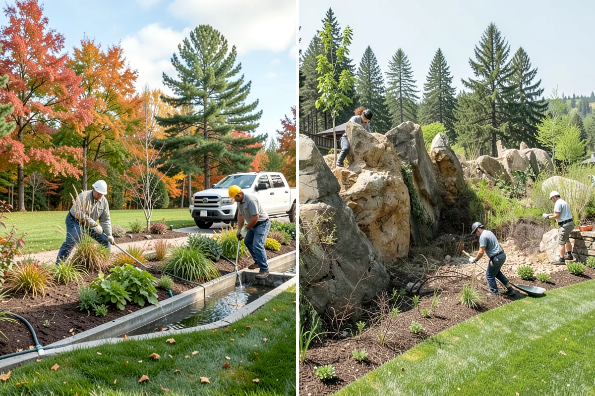 Sod Removal in Clyde Hill, King County, WA - Mark utilities and outline the removal area