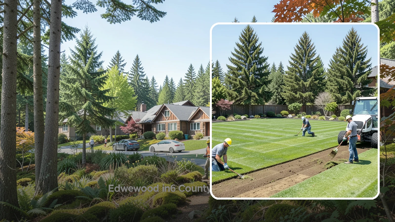 Sod Removal in Edgewood, Pierce County, WA - We cleanly strip out existing sod and haul it away to prepare your yard for its next landscape use.