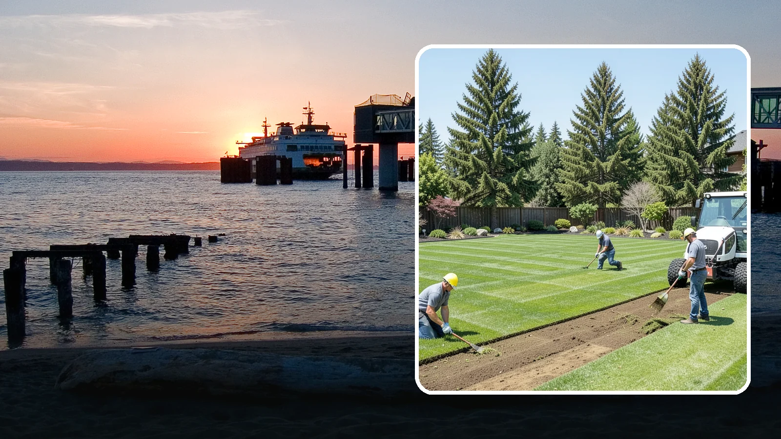 Sod Removal in Edmonds, Snohomish County, WA - We cleanly strip out existing sod and haul it away to prepare your yard for its next landscape use.