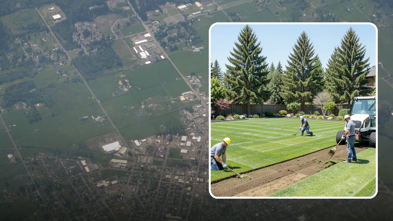 Sod Removal in Enumclaw, King County, WA - We cleanly strip out existing sod and haul it away to prepare your yard for its next landscape use.