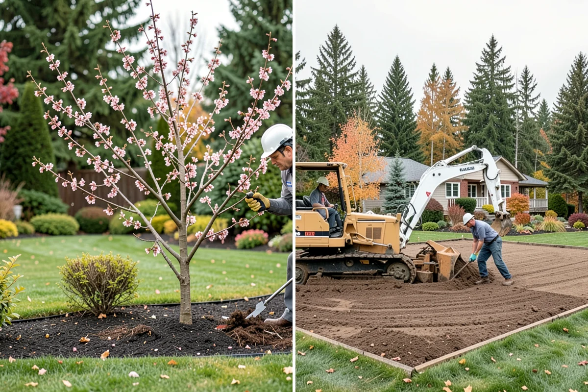 Sod Removal in Enumclaw, King County, WA - Mark utilities and outline the removal area