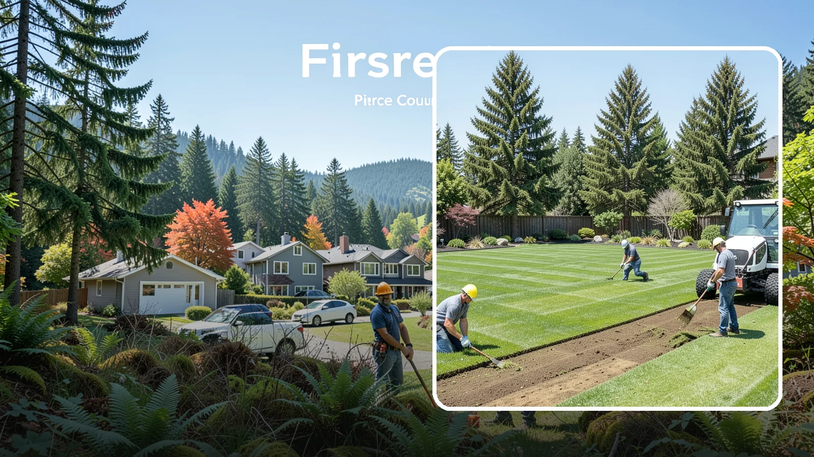 Sod Removal in Fircrest, Pierce County, WA - We cleanly strip out existing sod and haul it away to prepare your yard for its next landscape use.