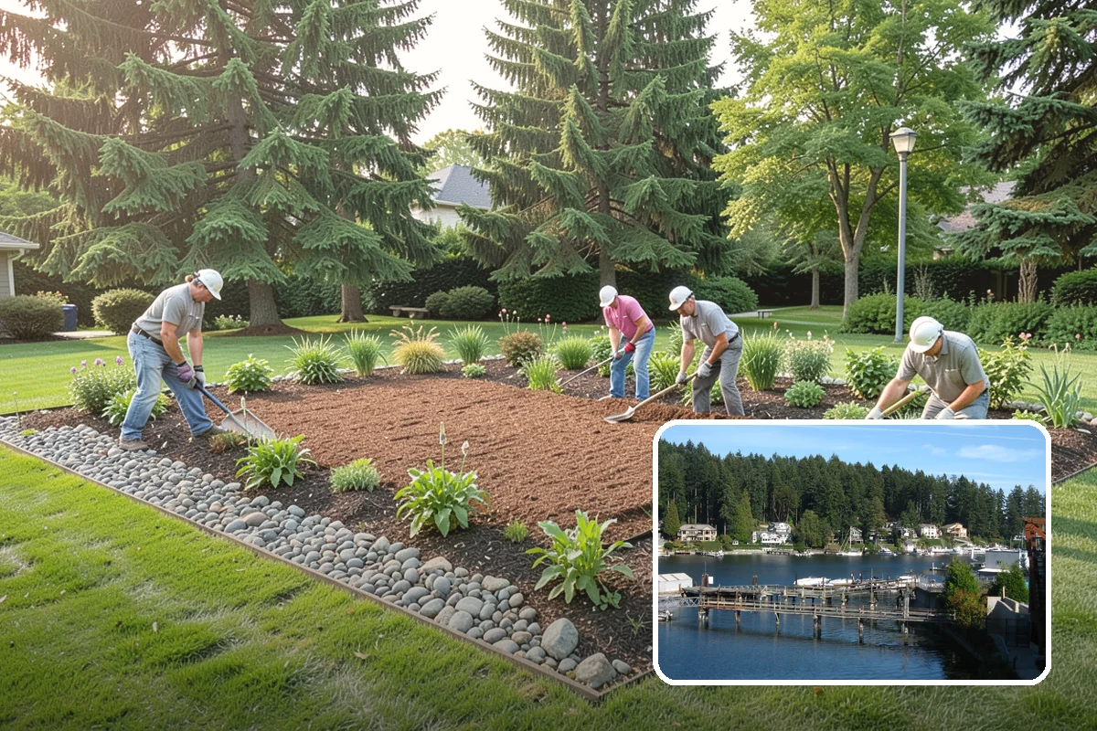 Sod Removal in Gig Harbor, Pierce County, WA - Clean, level surface prepared for the next project