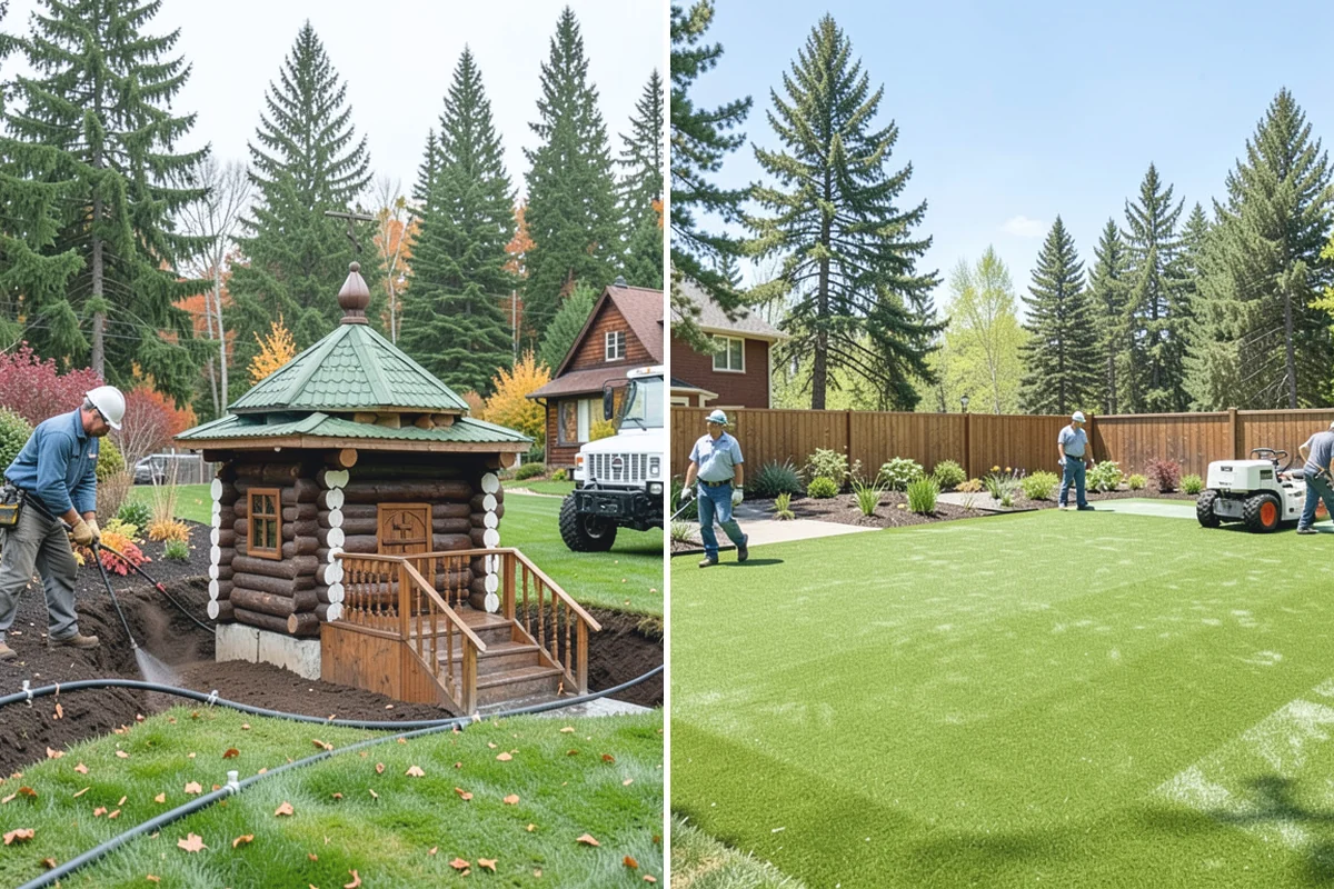 Sod Removal in Granite Falls, Snohomish County, WA - Mark utilities and outline the removal area