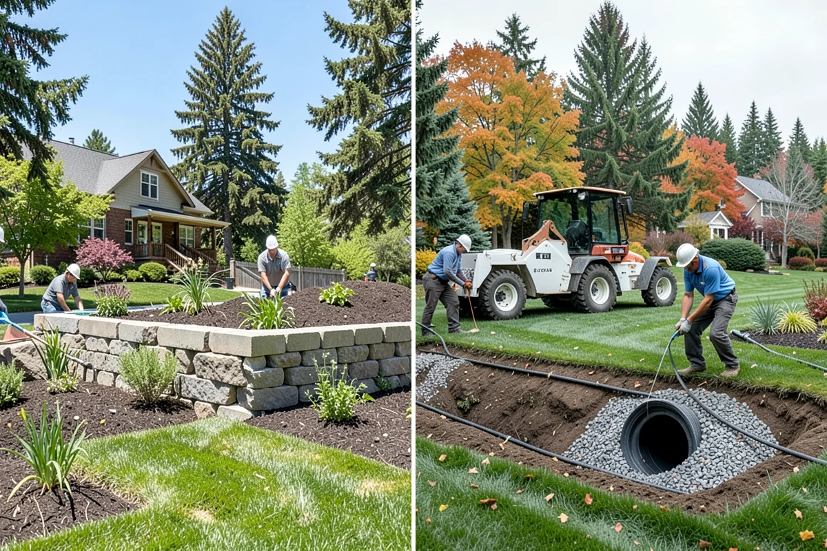 Sod Removal in Kenmore, King County, WA - Mark utilities and outline the removal area