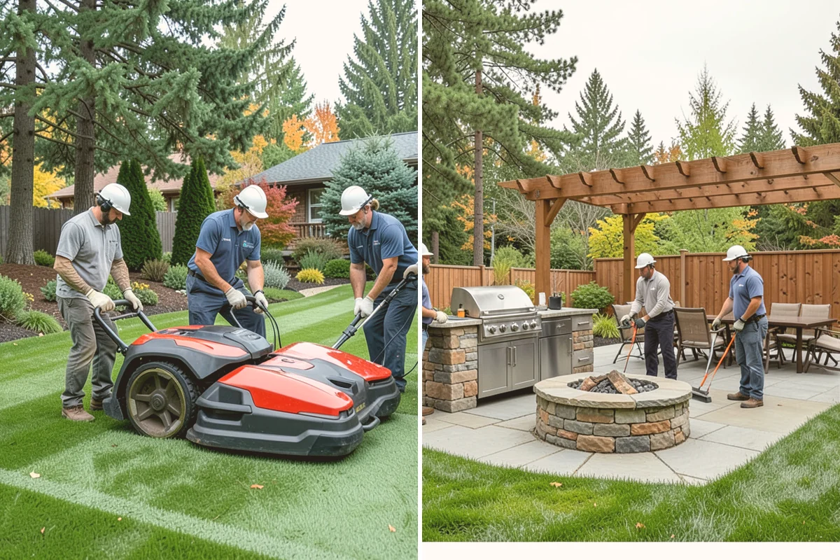 Sod Removal in Kent, King County, WA - Mark utilities and outline the removal area