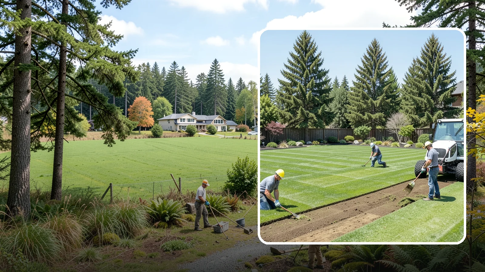 Sod Removal in Lyman, Skagit County, WA - We cleanly strip out existing sod and haul it away to prepare your yard for its next landscape use.
