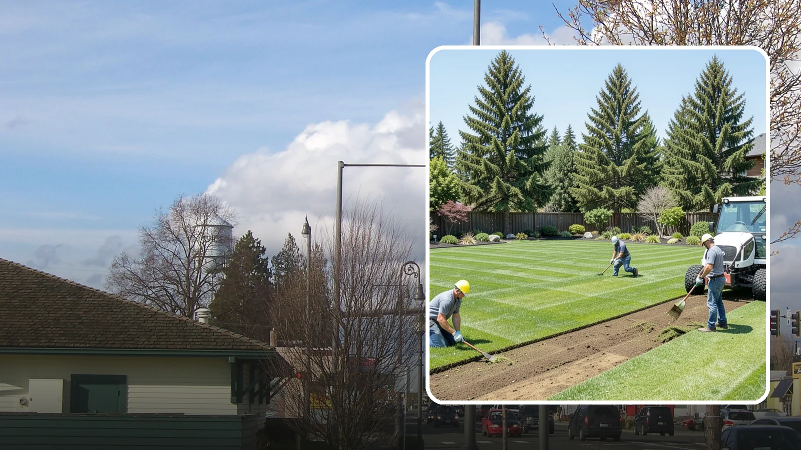 Sod Removal in Marysville, Snohomish County, WA - We cleanly strip out existing sod and haul it away to prepare your yard for its next landscape use.