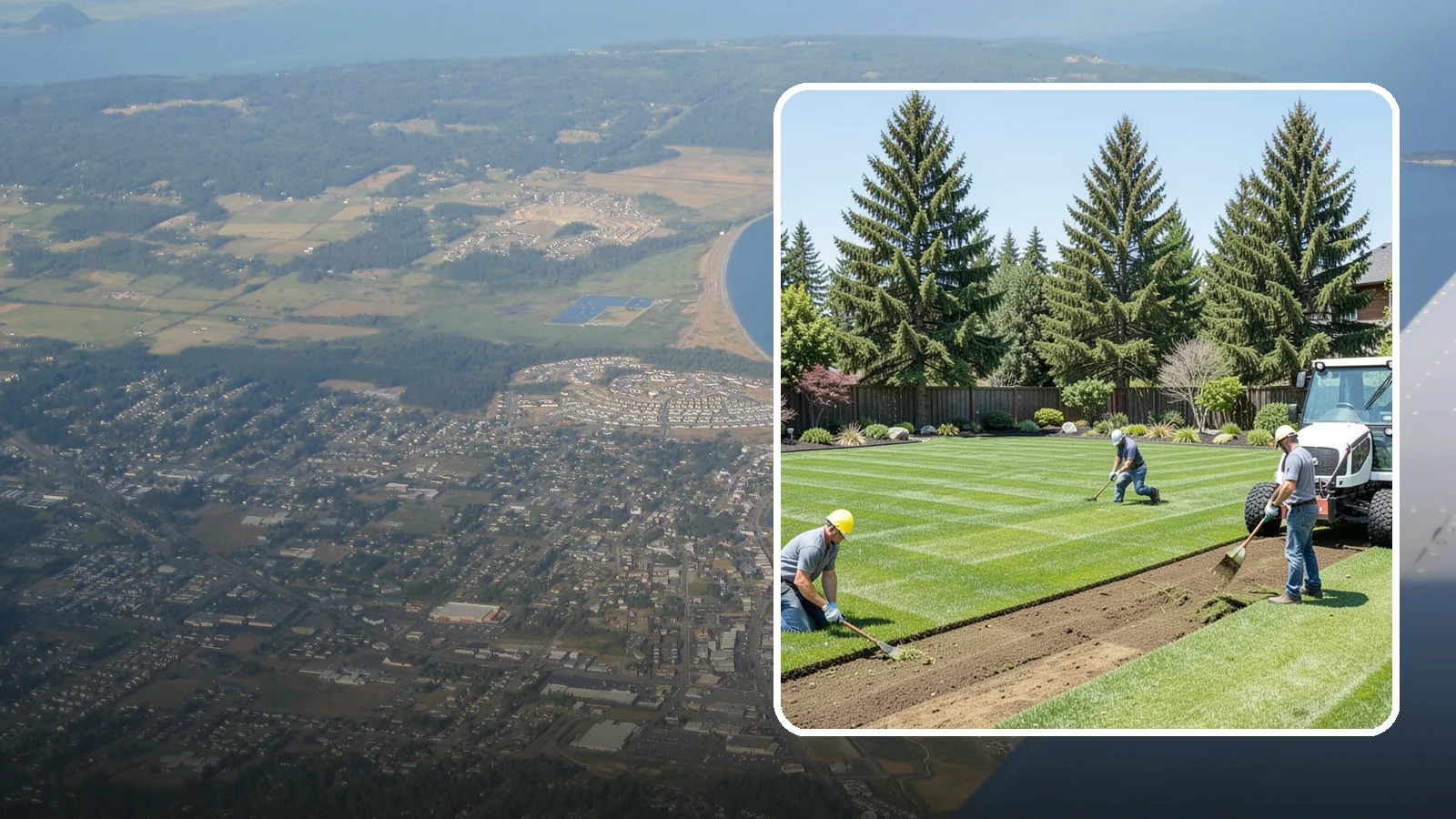 Sod Removal in Oak Harbor, Island County, WA - We cleanly strip out existing sod and haul it away to prepare your yard for its next landscape use.
