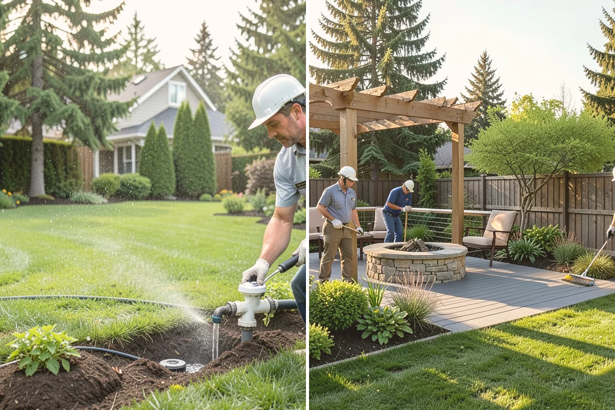 Sod Removal in Orting, Pierce County, WA - Mark utilities and outline the removal area