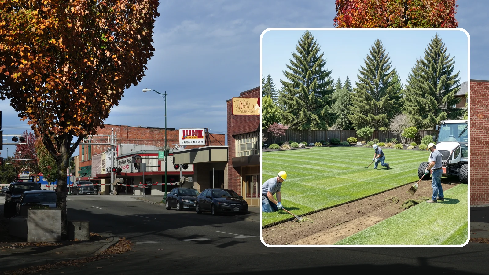 Sod Removal in Puyallup, Pierce County, WA - We cleanly strip out existing sod and haul it away to prepare your yard for its next landscape use.