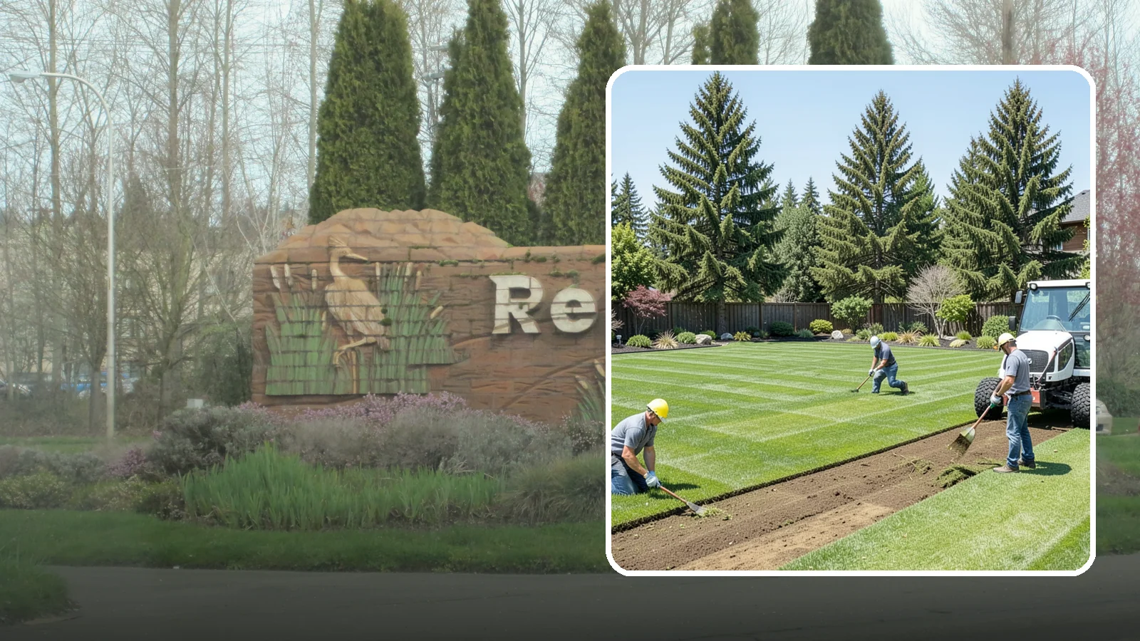 Sod Removal in Renton, King County, WA - We cleanly strip out existing sod and haul it away to prepare your yard for its next landscape use.