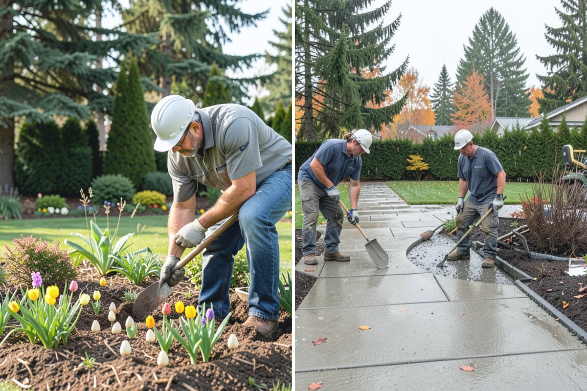 Sod Removal in Renton, King County, WA - Mark utilities and outline the removal area