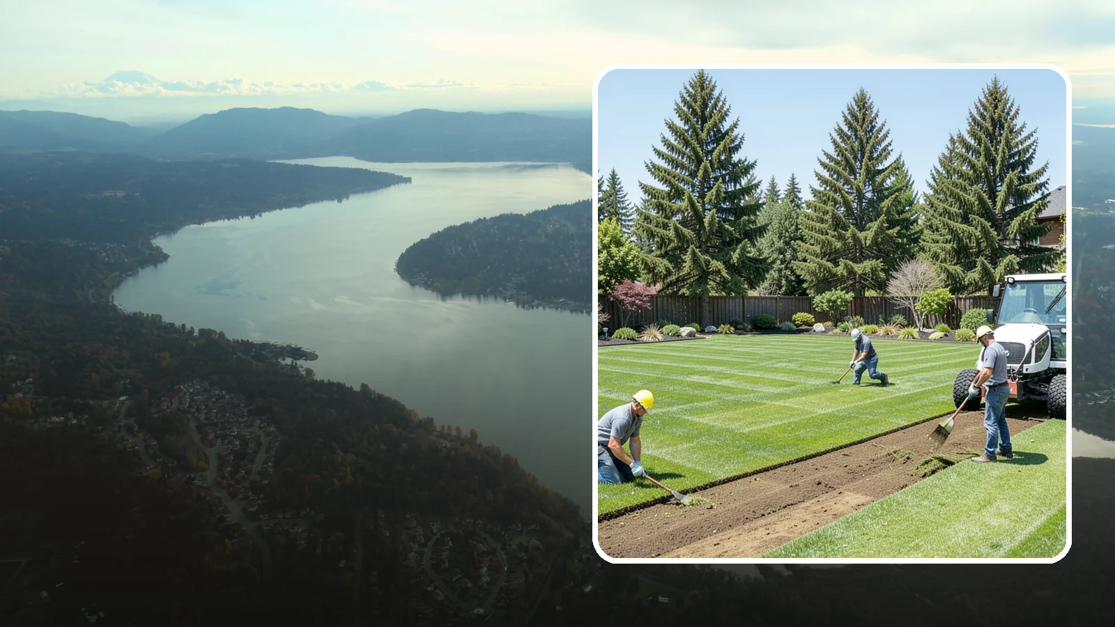 Sod Removal in Sammamish, King County, WA - We cleanly strip out existing sod and haul it away to prepare your yard for its next landscape use.
