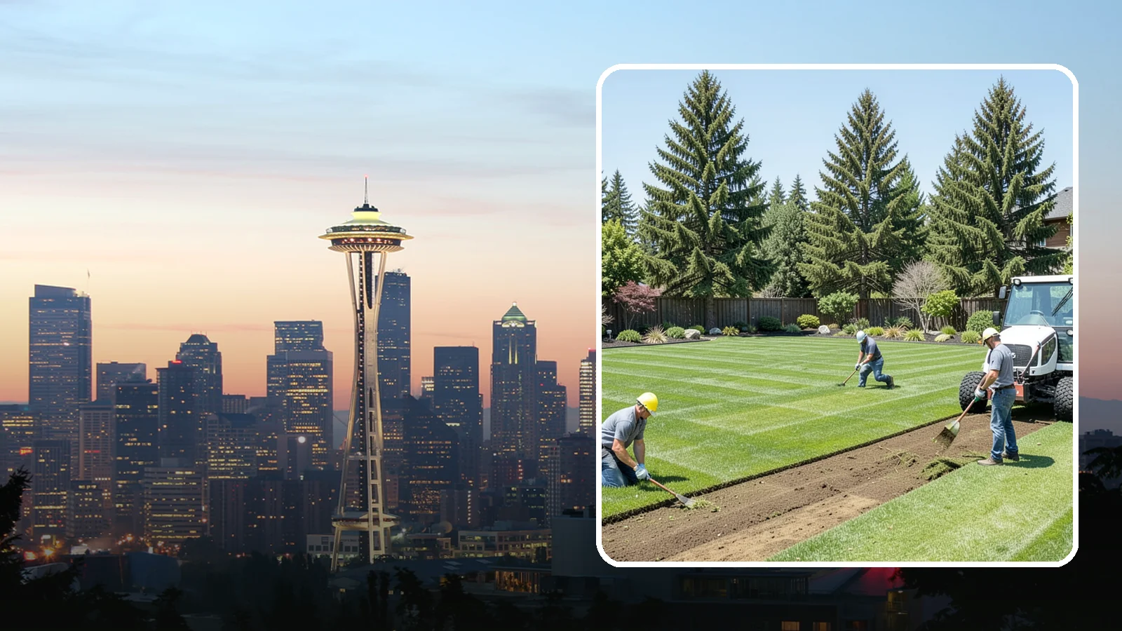 Sod Removal in Seattle, King County, WA - We cleanly strip out existing sod and haul it away to prepare your yard for its next landscape use.