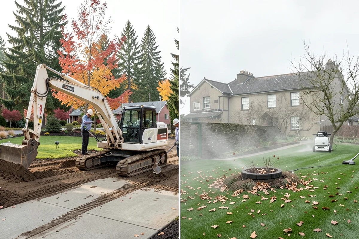 Sod Removal in Seattle, King County, WA - Mark utilities and outline the removal area