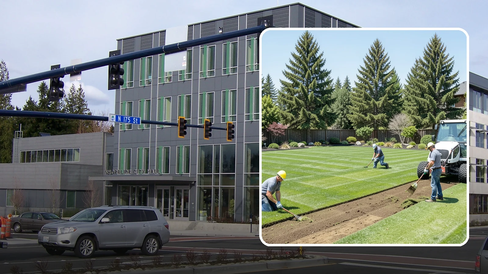 Sod Removal in Shoreline, King County, WA - We cleanly strip out existing sod and haul it away to prepare your yard for its next landscape use.