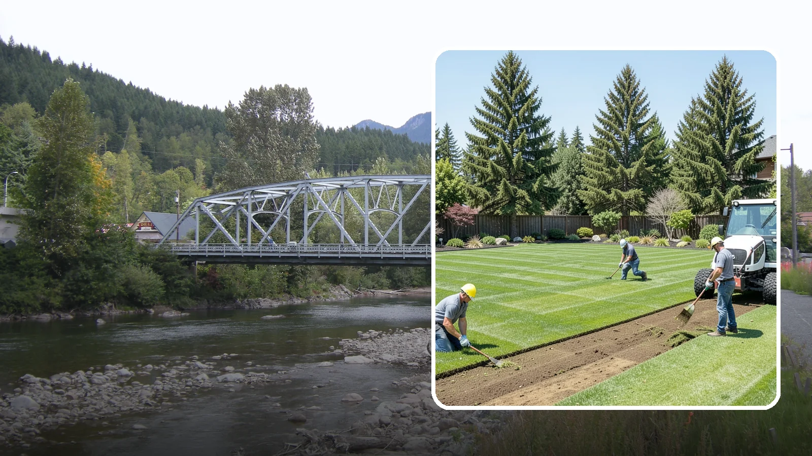 Sod Removal in Skykomish, King County, WA - We cleanly strip out existing sod and haul it away to prepare your yard for its next landscape use.