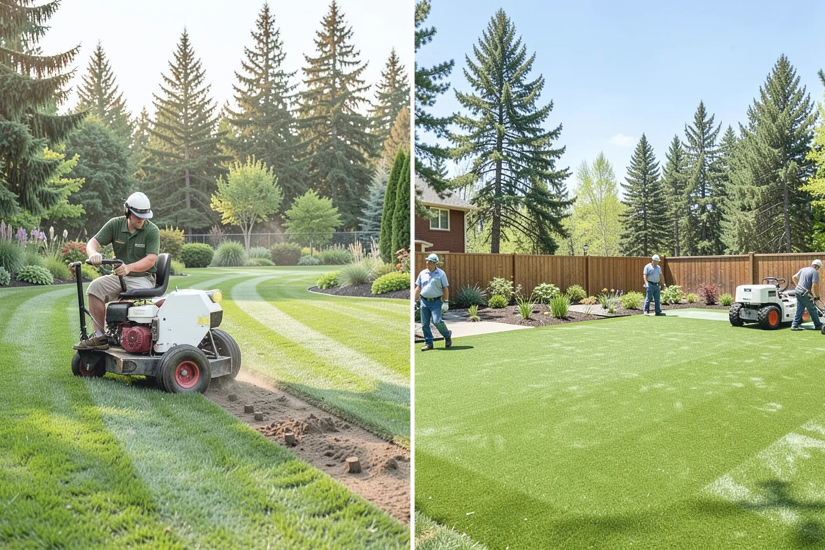 Sod Removal in Skykomish, King County, WA - Mark utilities and outline the removal area