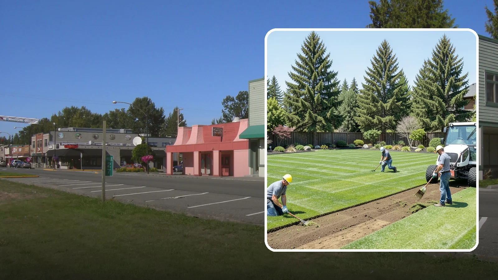 Sod Removal in Snoqualmie, King County, WA - We cleanly strip out existing sod and haul it away to prepare your yard for its next landscape use.