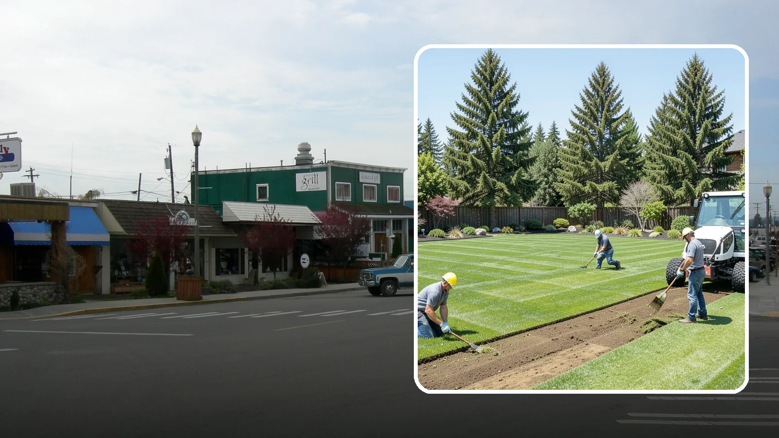 Sod Removal in Stanwood, Snohomish County, WA - We cleanly strip out existing sod and haul it away to prepare your yard for its next landscape use.