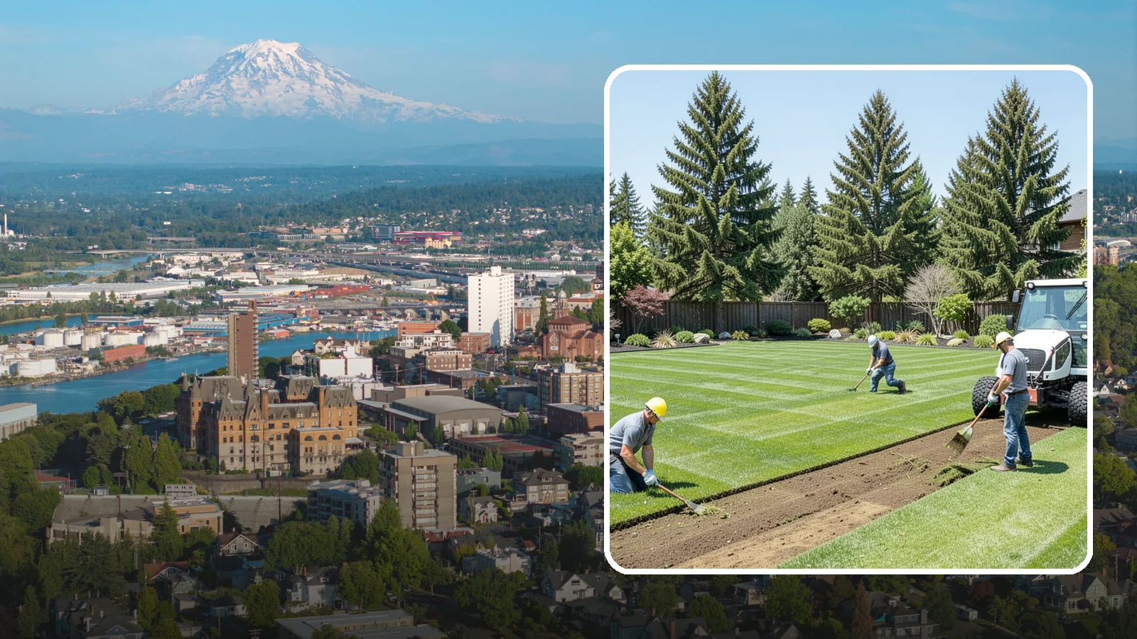 Sod Removal in Tacoma, Pierce County, WA - We cleanly strip out existing sod and haul it away to prepare your yard for its next landscape use.