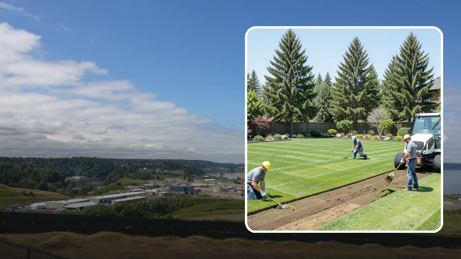 Sod Removal in University Place, Pierce County, WA - We cleanly strip out existing sod and haul it away to prepare your yard for its next landscape use.