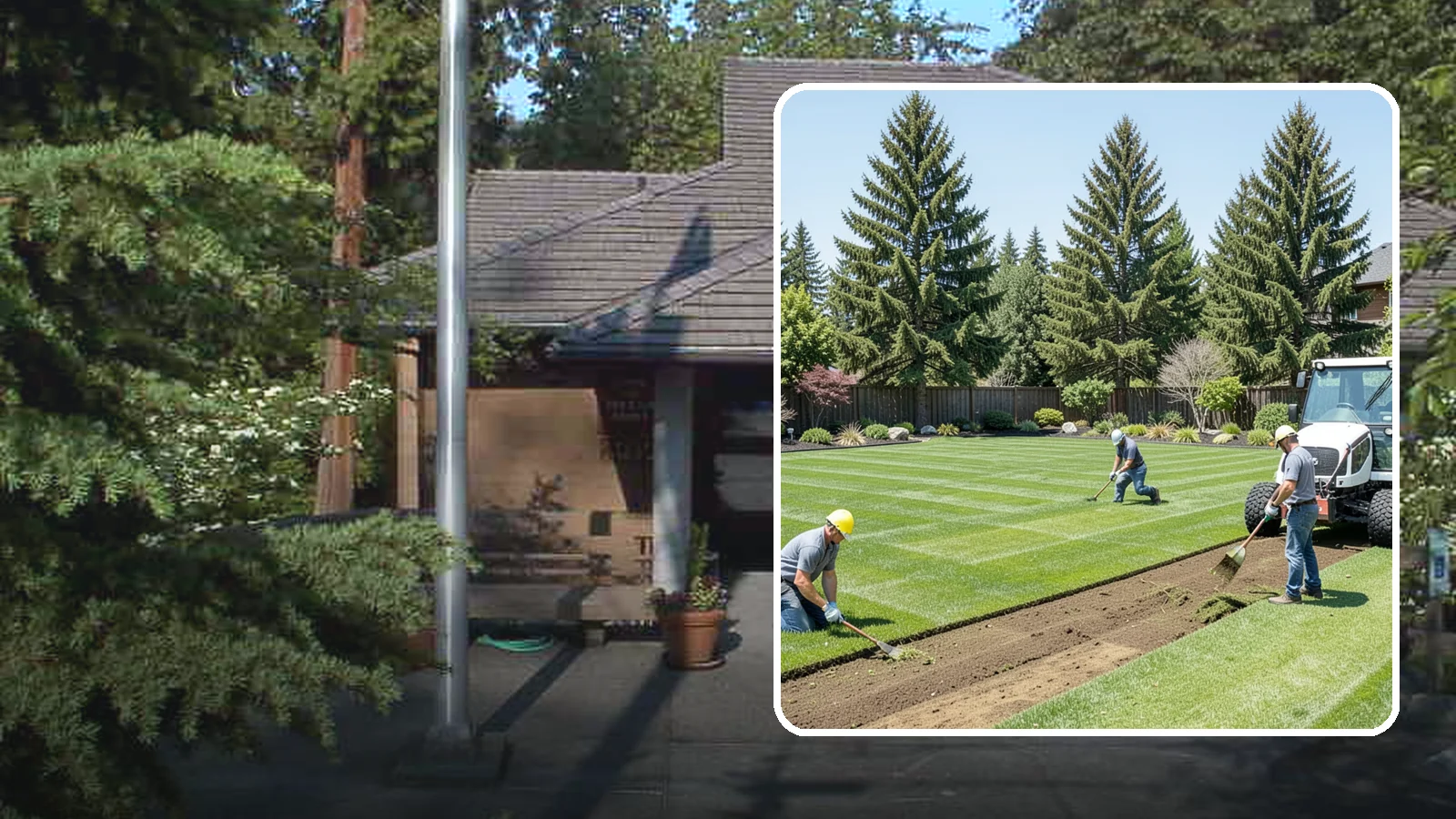 Sod Removal in Yarrow Point, King County, WA - We cleanly strip out existing sod and haul it away to prepare your yard for its next landscape use.