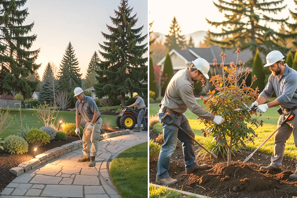 Sod Repair in Algona, King County, WA - Cut out and remove the damaged turf