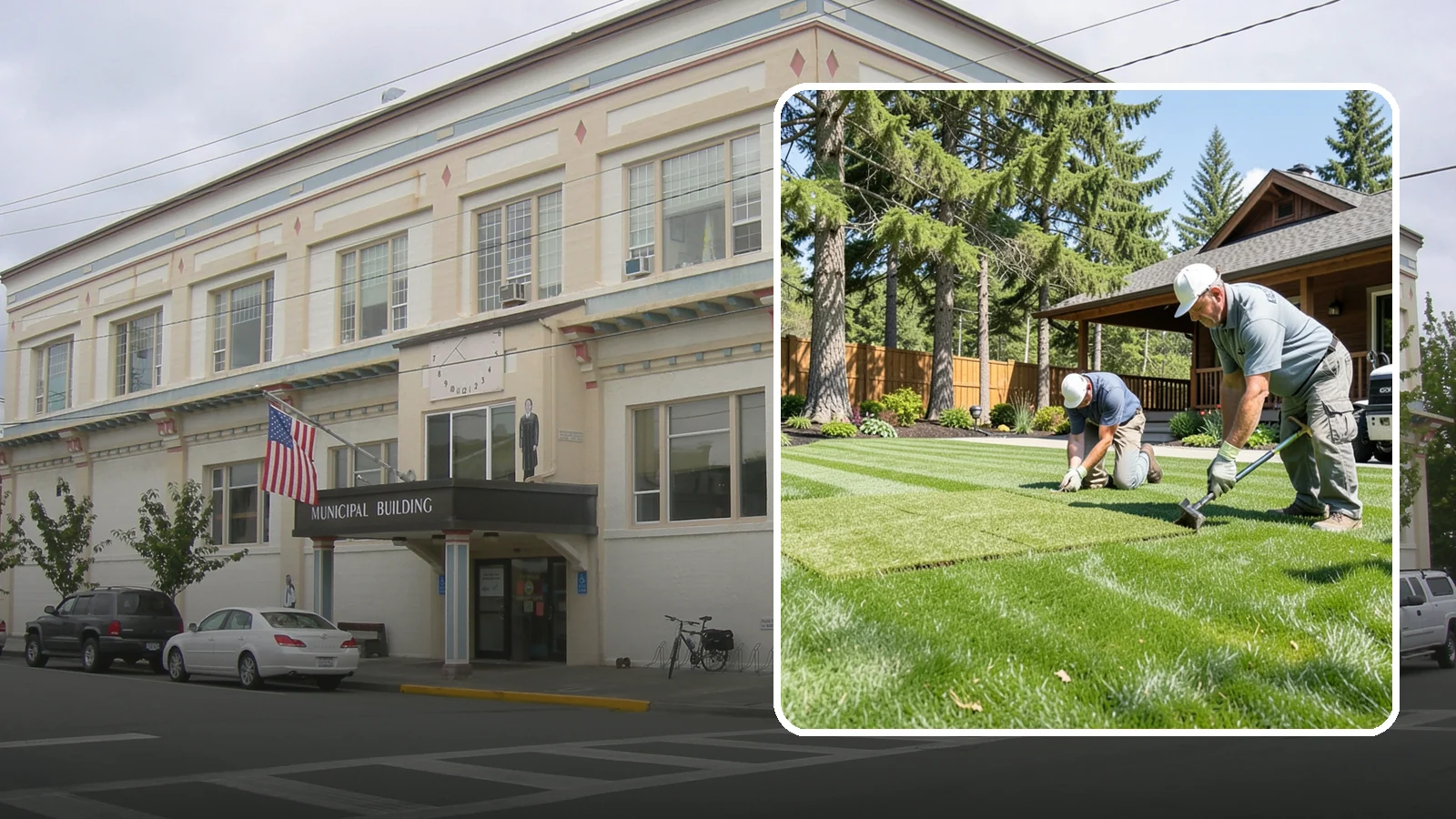 Sod Repair in Anacortes, Skagit County, WA - Cut-in sod patches that replace damaged sections of lawn for an instant, seamless fix.