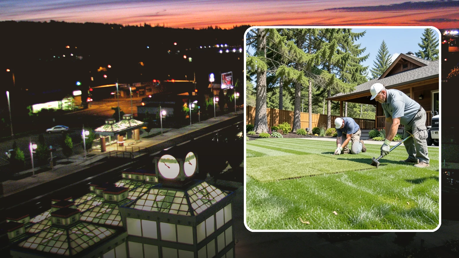 Sod Repair in Auburn, King County, WA - Cut-in sod patches that replace damaged sections of lawn for an instant, seamless fix.