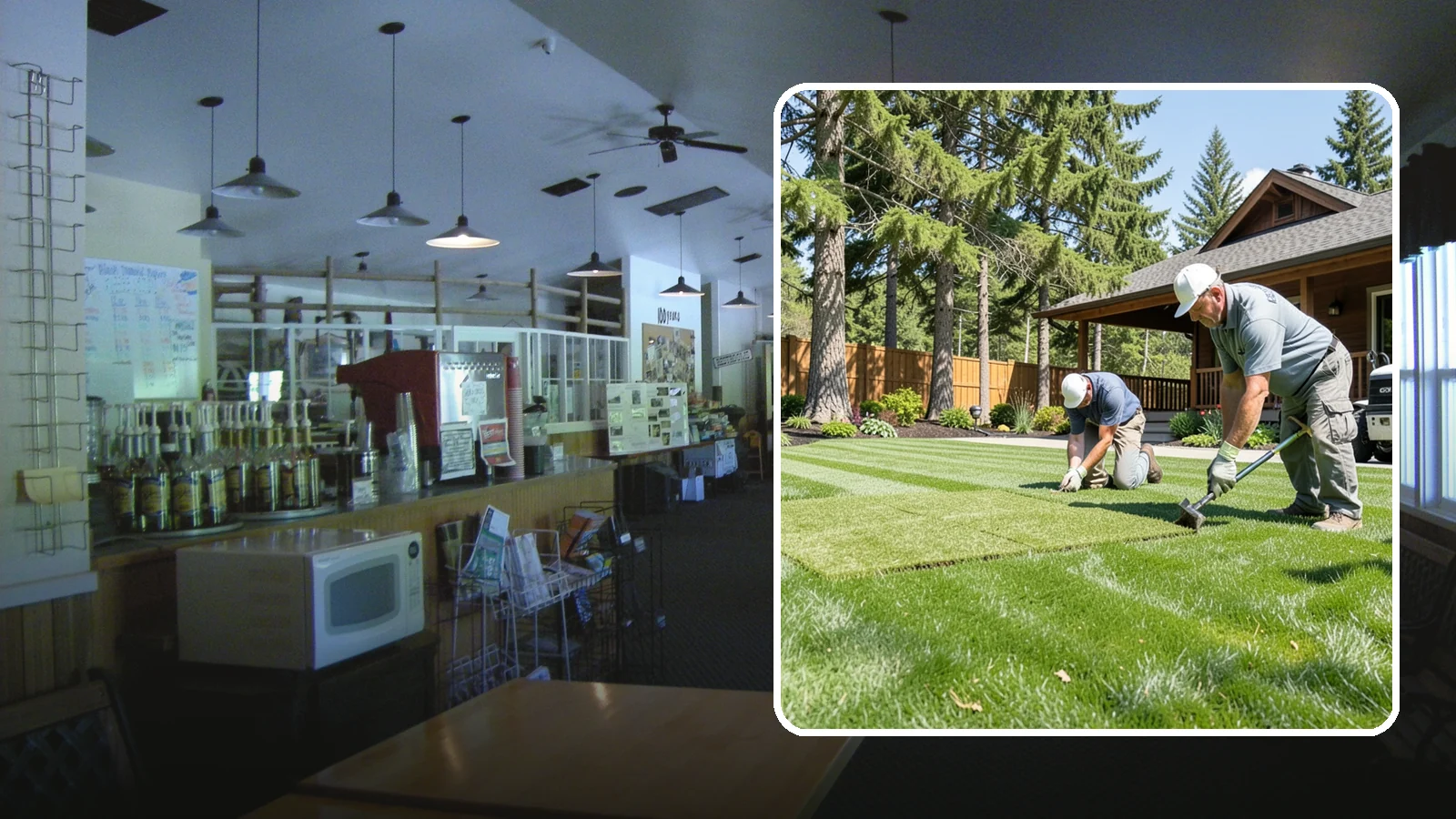 Sod Repair in Black Diamond, King County, WA - Cut-in sod patches that replace damaged sections of lawn for an instant, seamless fix.