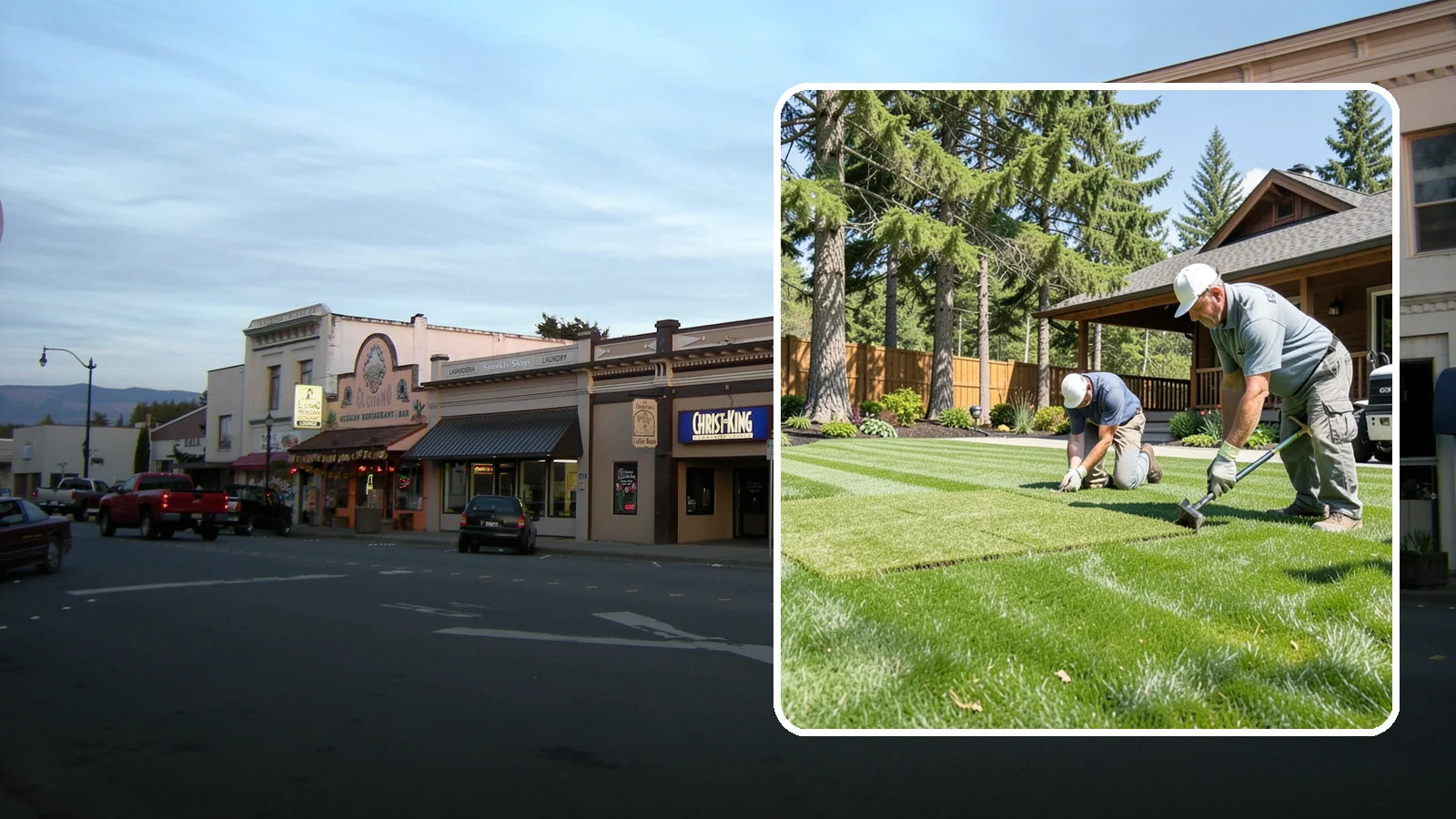 Sod Repair in Burlington, Skagit County, WA - Cut-in sod patches that replace damaged sections of lawn for an instant, seamless fix.