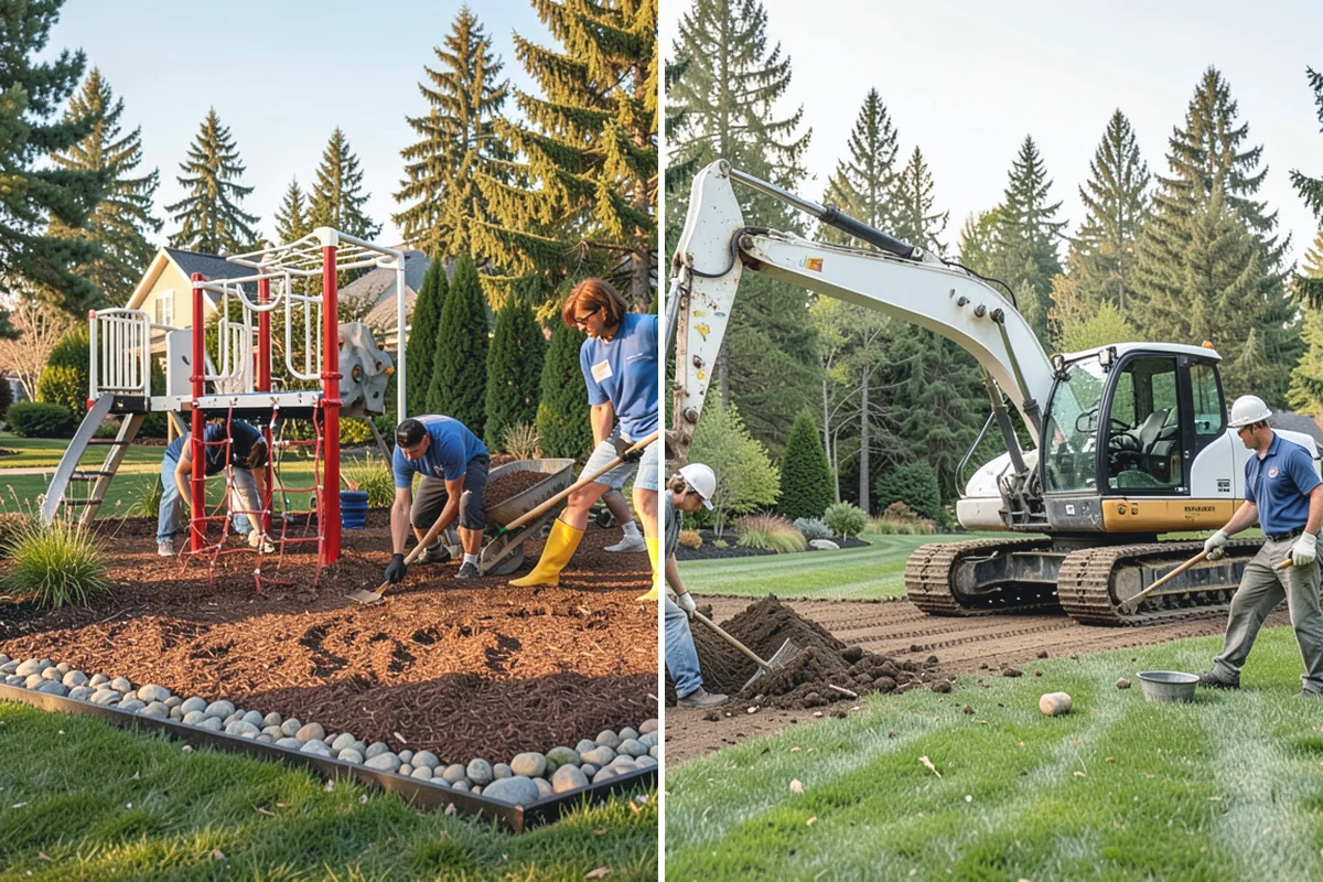 Sod Repair in Darrington, Snohomish County, WA - Cut out and remove the damaged turf