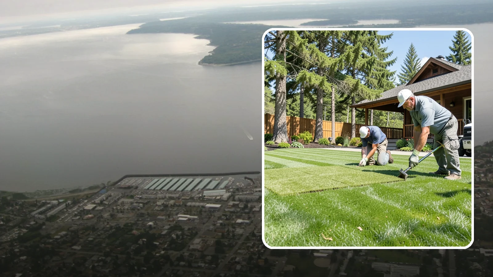 Sod Repair in Des Moines, King County, WA - Cut-in sod patches that replace damaged sections of lawn for an instant, seamless fix.