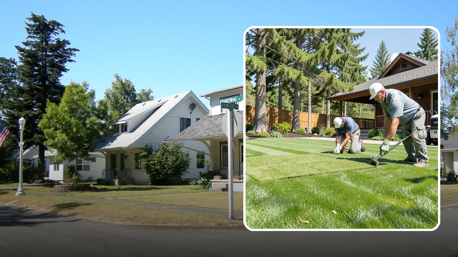 Sod Repair in DuPont, Pierce County, WA - Cut-in sod patches that replace damaged sections of lawn for an instant, seamless fix.