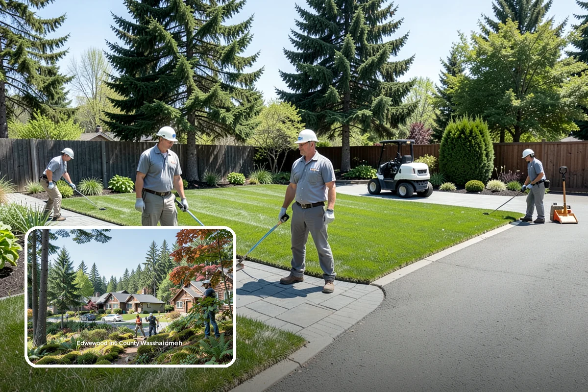 Sod Repair in Edgewood, Pierce County, WA - Instant, usable repair with fresh sod