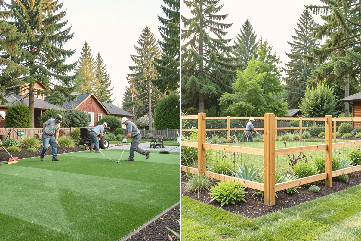 Sod Repair in Fife, Pierce County, WA - Cut out and remove the damaged turf