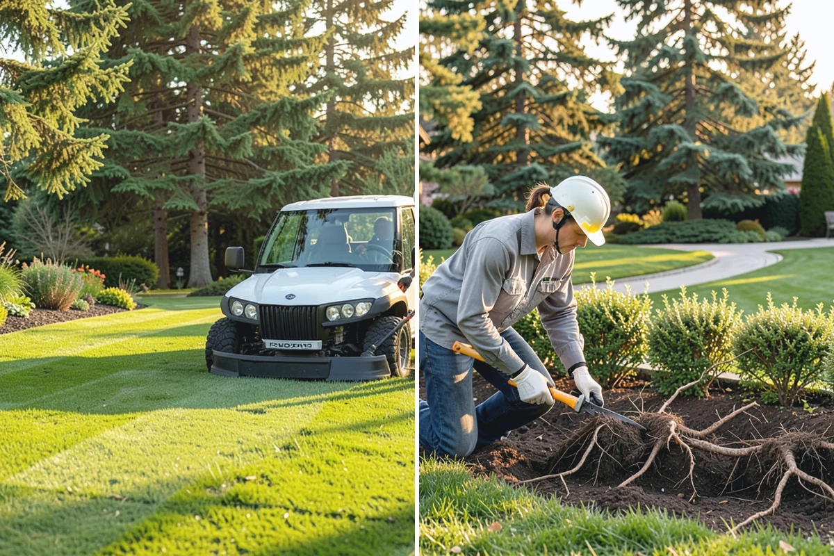 Sod Repair in Gold Bar, Snohomish County, WA - Cut out and remove the damaged turf
