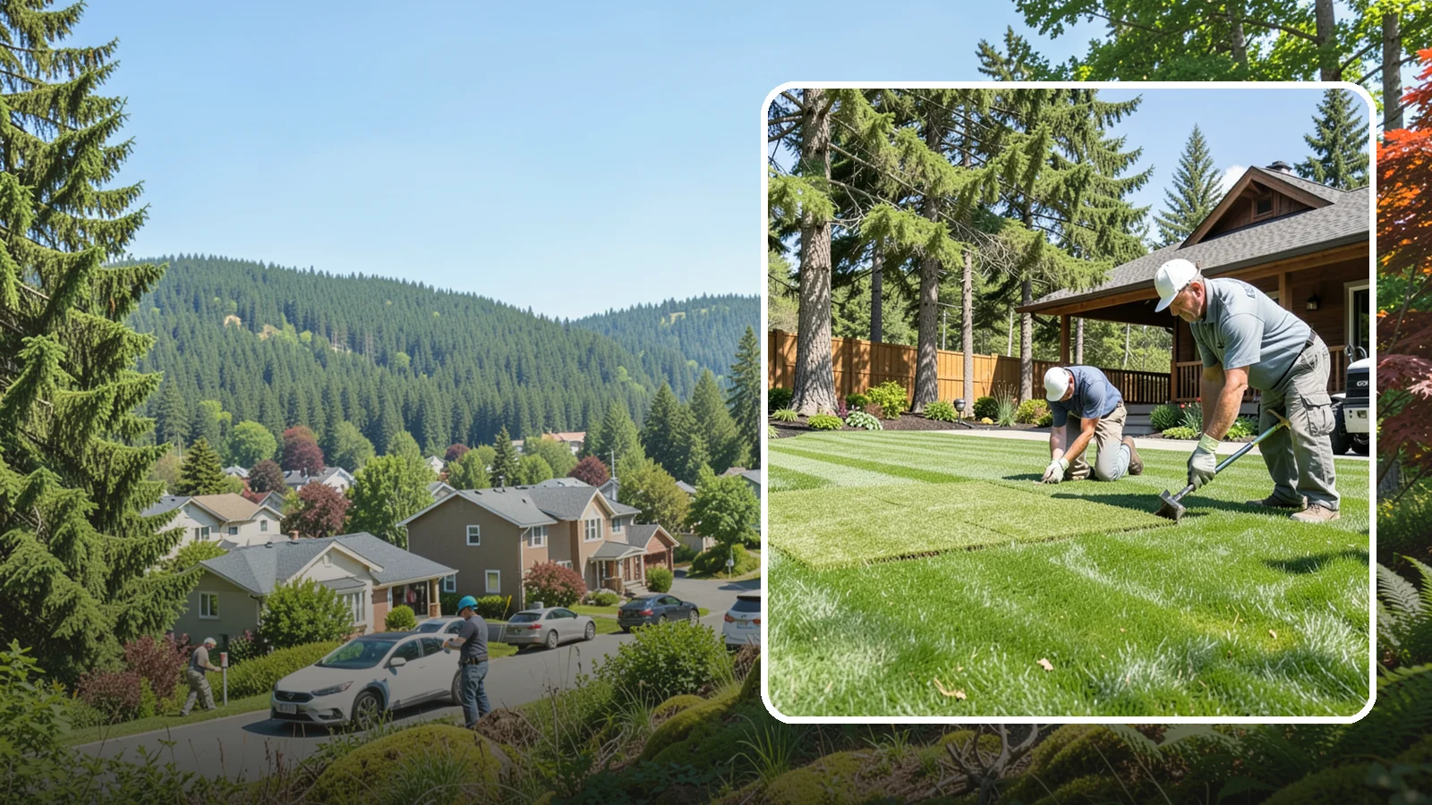 Sod Repair in Index, Snohomish County, WA - Cut-in sod patches that replace damaged sections of lawn for an instant, seamless fix.