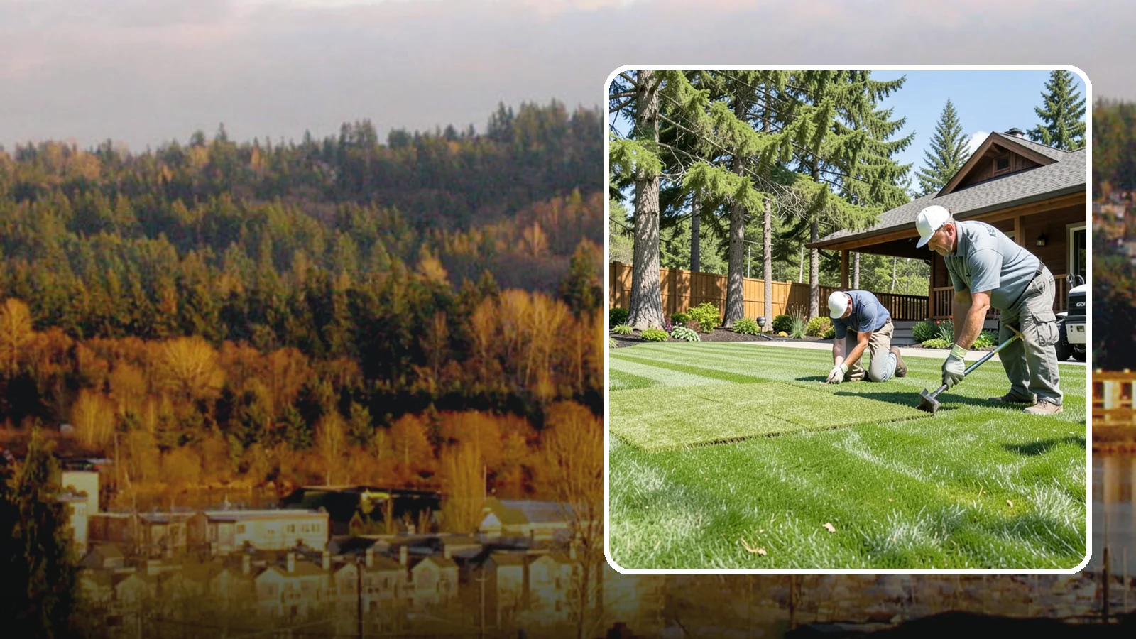 Sod Repair in Kenmore, King County, WA - Cut-in sod patches that replace damaged sections of lawn for an instant, seamless fix.