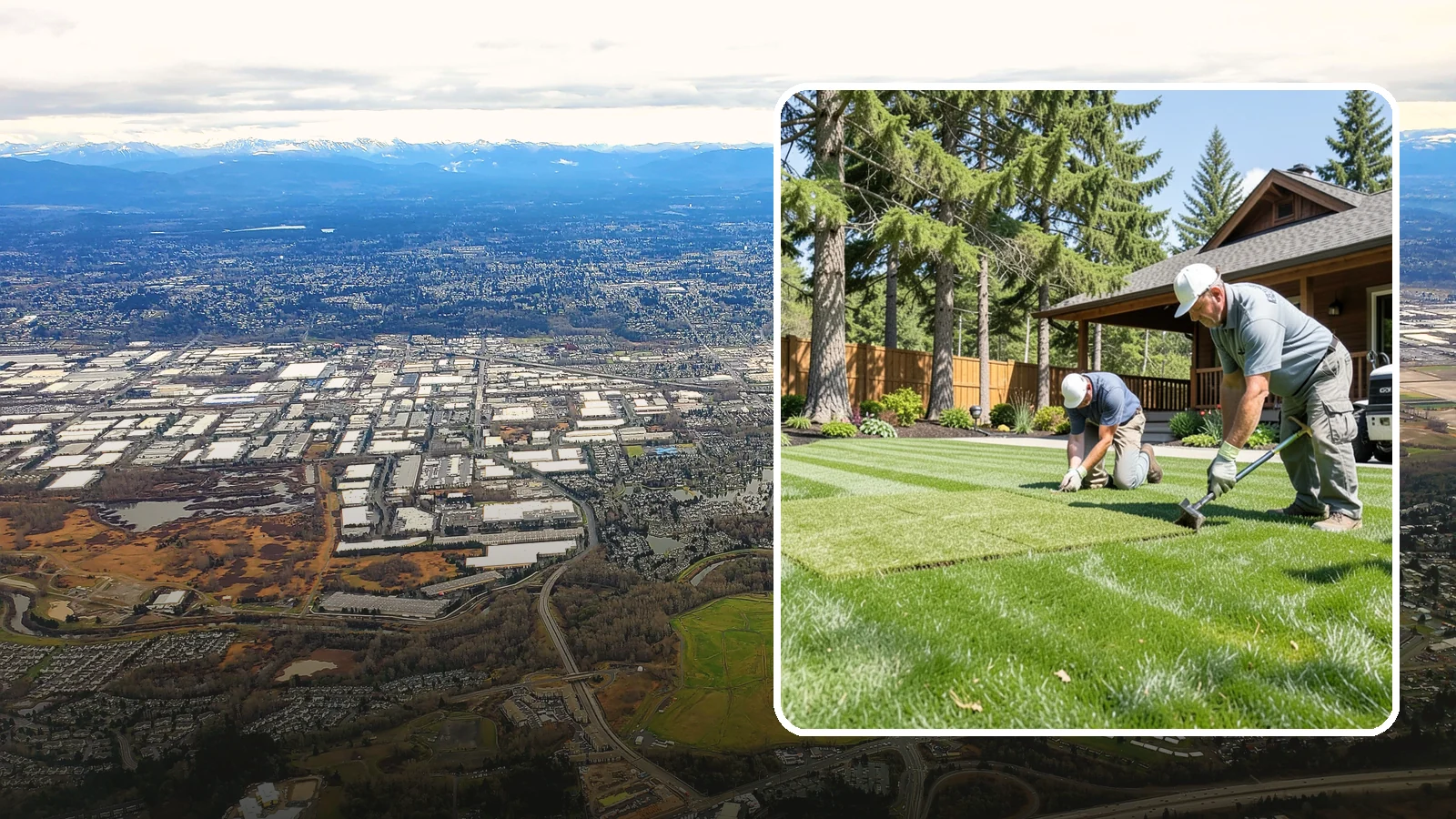 Sod Repair in Kent, King County, WA - Cut-in sod patches that replace damaged sections of lawn for an instant, seamless fix.