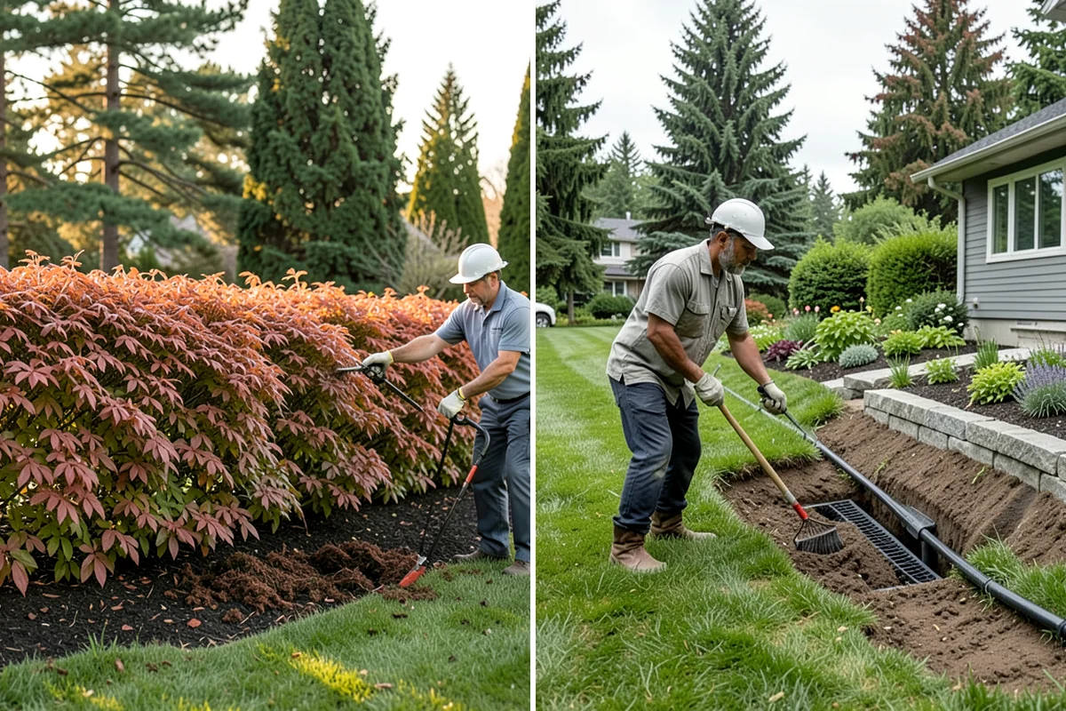 Sod Repair in Lyman, Skagit County, WA - Cut out and remove the damaged turf