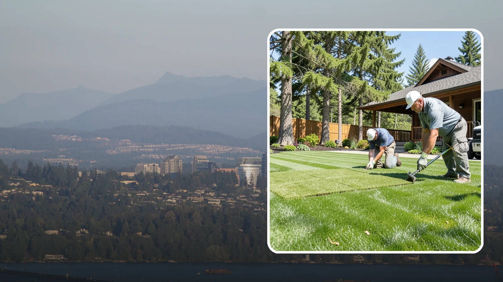 Sod Repair in Medina, King County, WA - Cut-in sod patches that replace damaged sections of lawn for an instant, seamless fix.