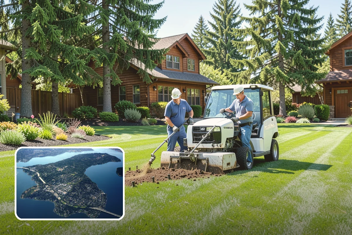 Sod Repair in Mercer Island, King County, WA - Instant, usable repair with fresh sod