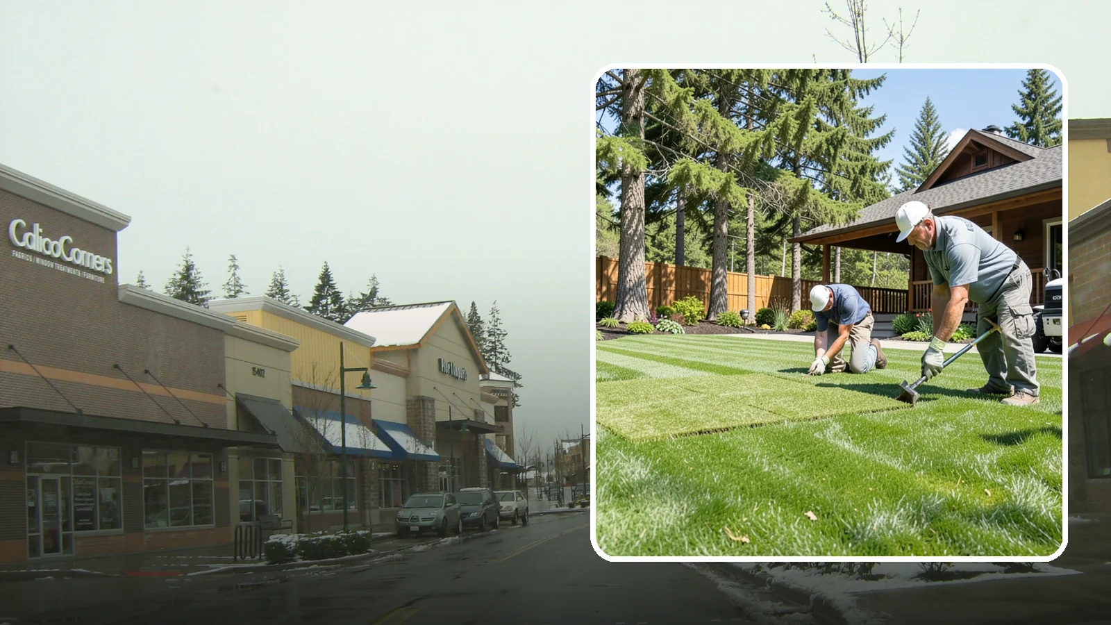 Sod Repair in Mill Creek, Snohomish County, WA - Cut-in sod patches that replace damaged sections of lawn for an instant, seamless fix.