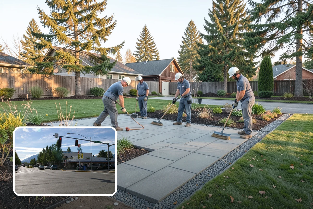 Sod Repair in North Bend, King County, WA - Instant, usable repair with fresh sod